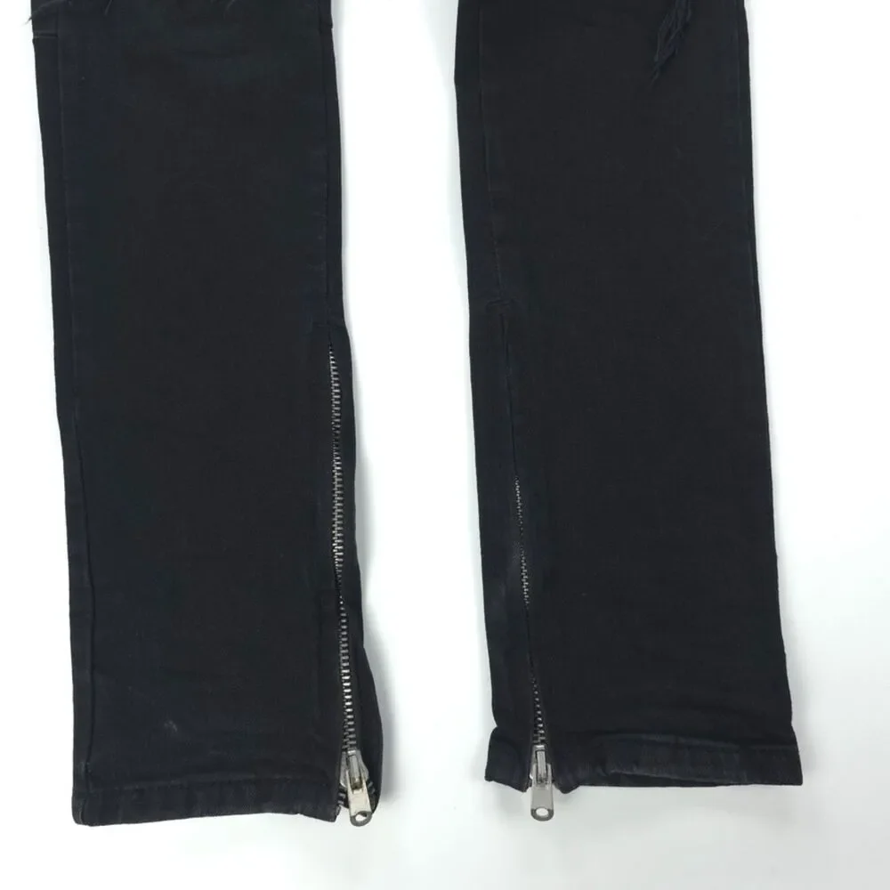 FEAR OF GOD Fourth Collection Distressed Selvedge Skinny Jeans 90s Y2k Grunge